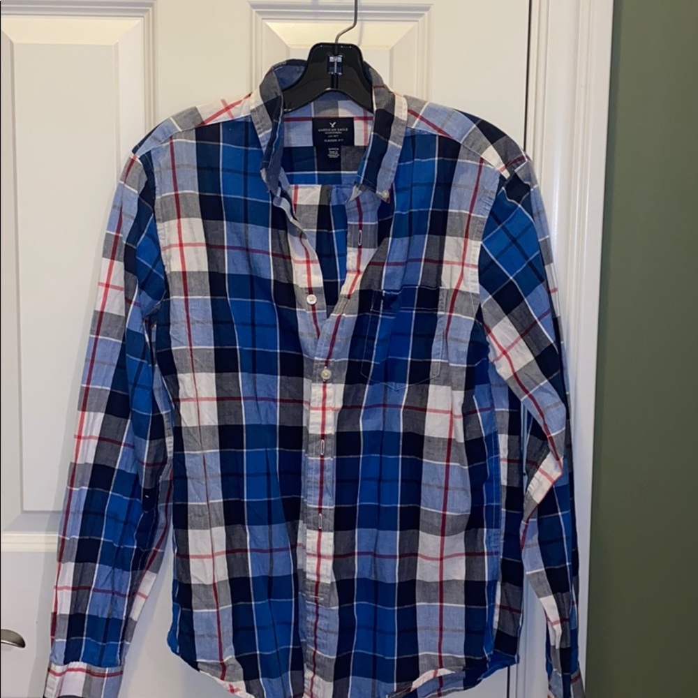 American Eagle Flannel - Light Weight & Button Up